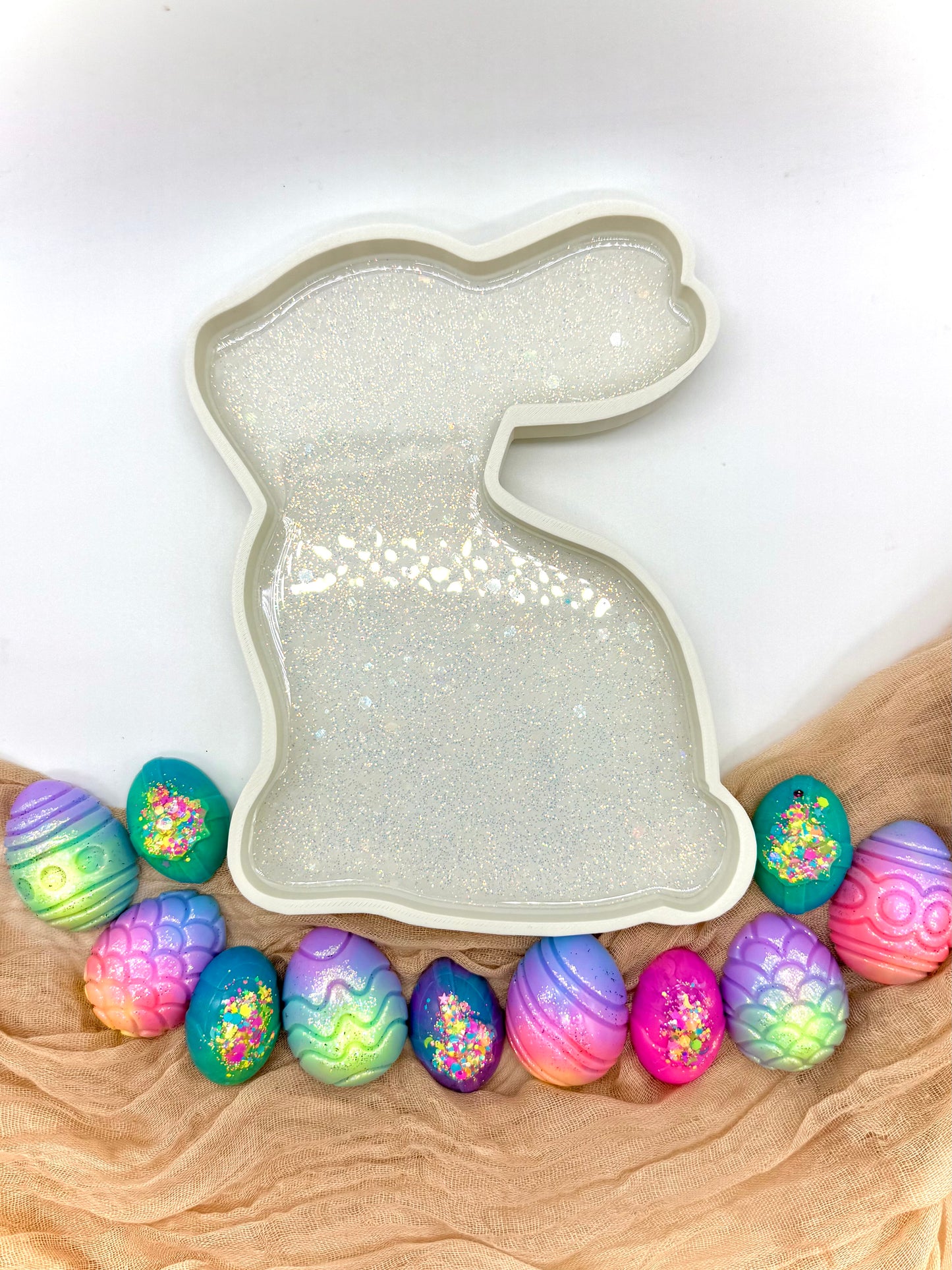 White Bunny Sensory Tray