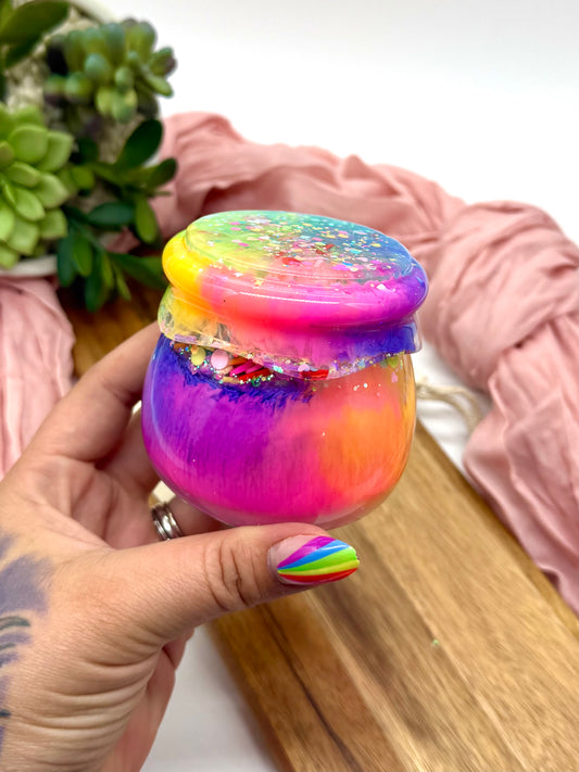 Resin Jar+Screw on Lid