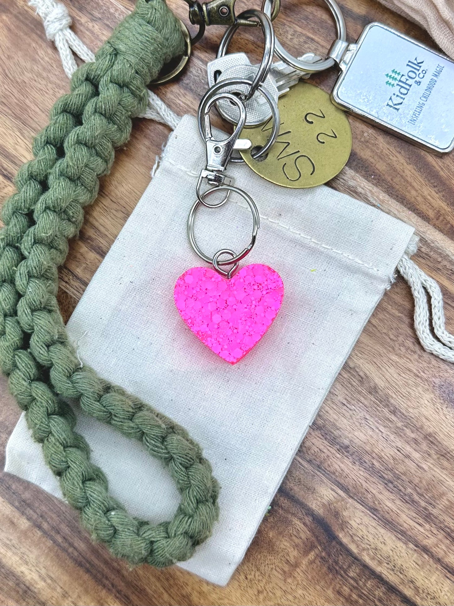 Heart Key Chain