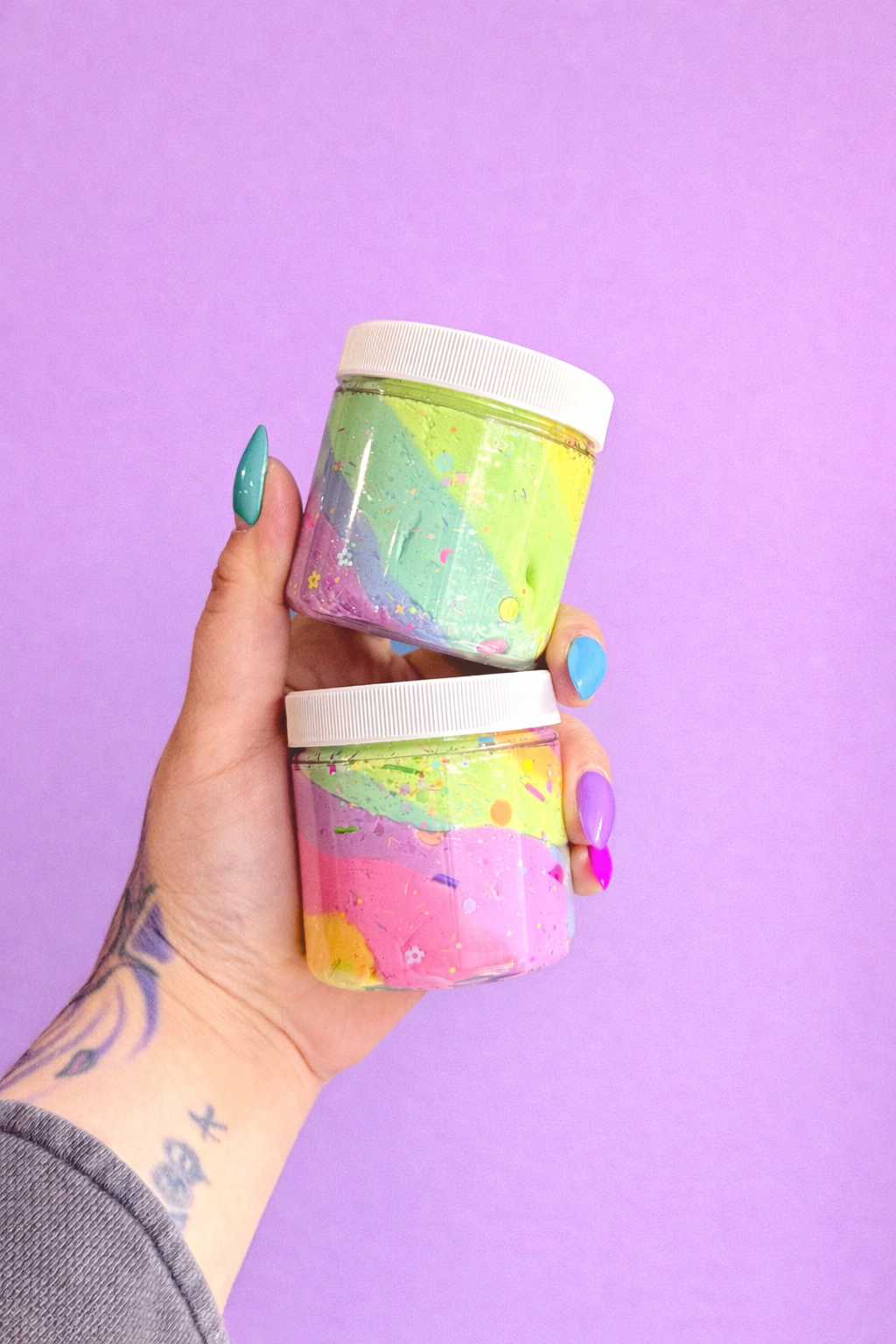 Magic Dough-Pastel Rainbow Swirl