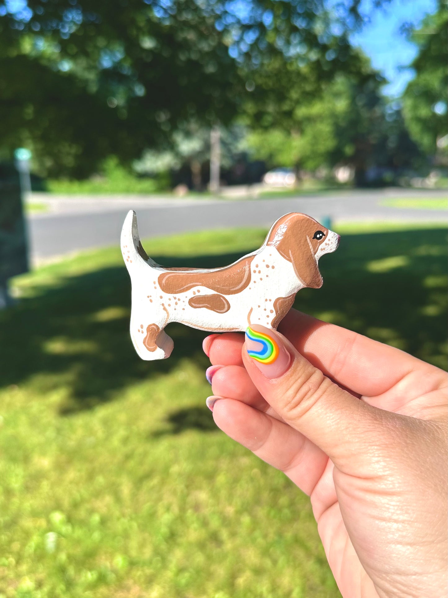 Hand Painted Basset Hound