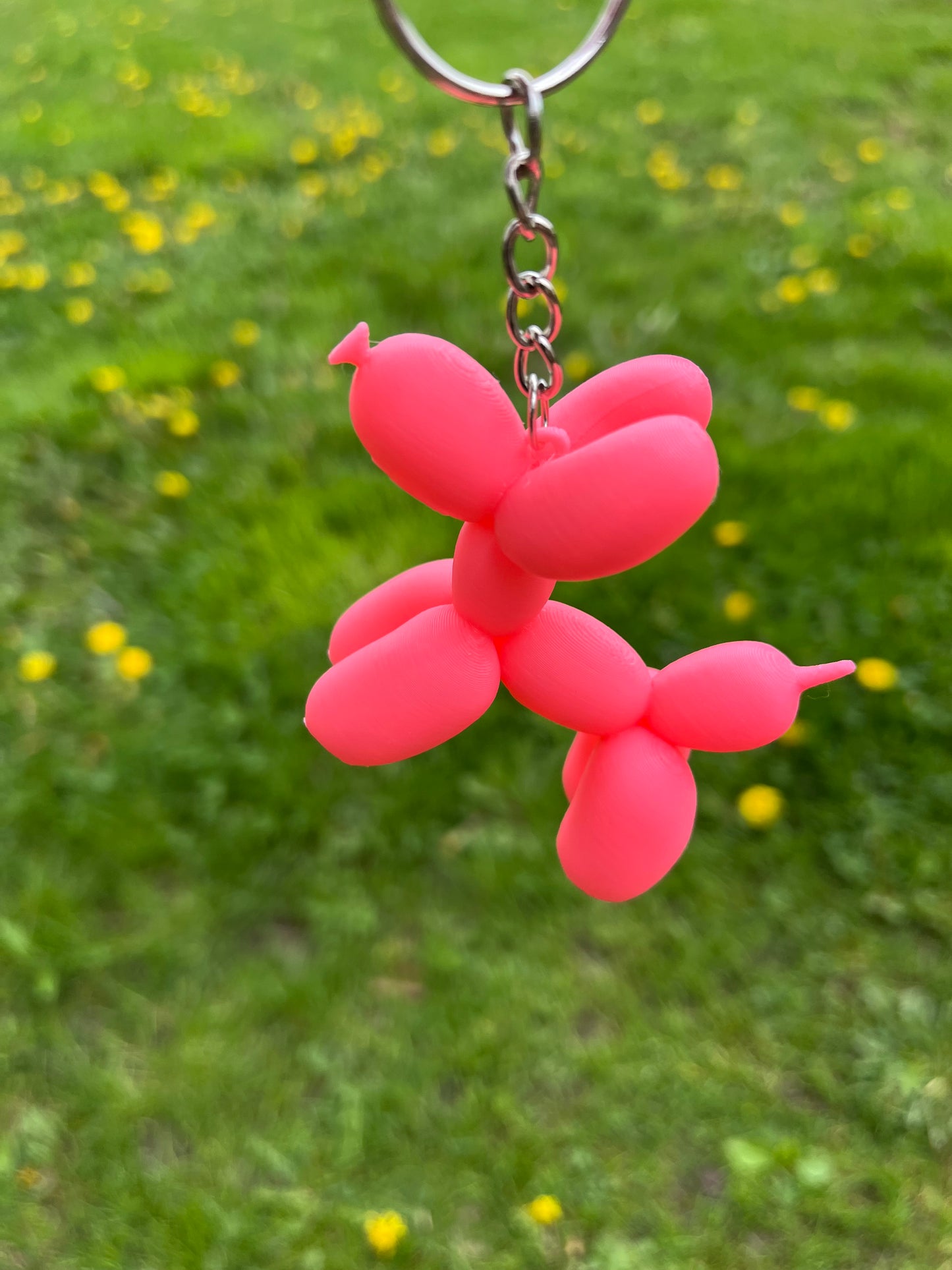 Balloon Dog Key Chain