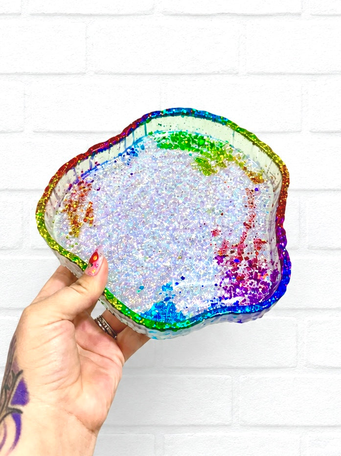 Rainbow Rim Tree Tray