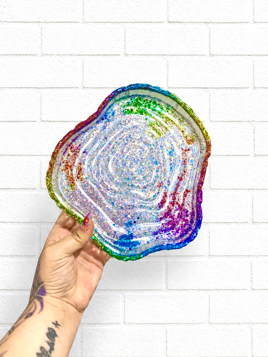 Rainbow Rim Tree Tray