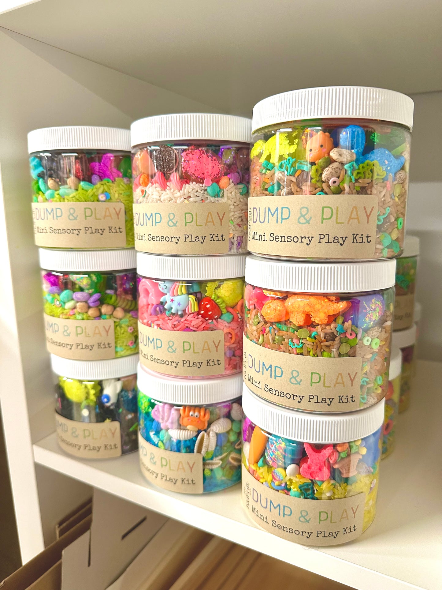 Springtime Dump & Play Sensory Kit