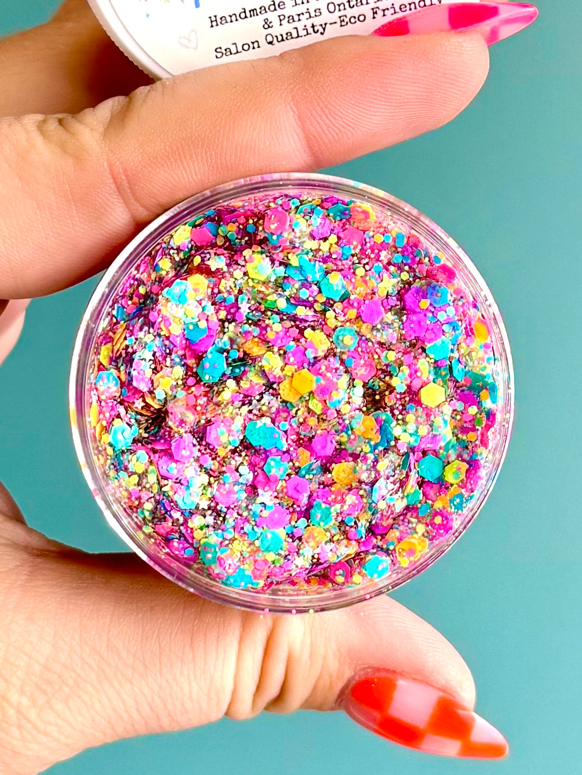Rainbow Hour Glittery Hair Gel