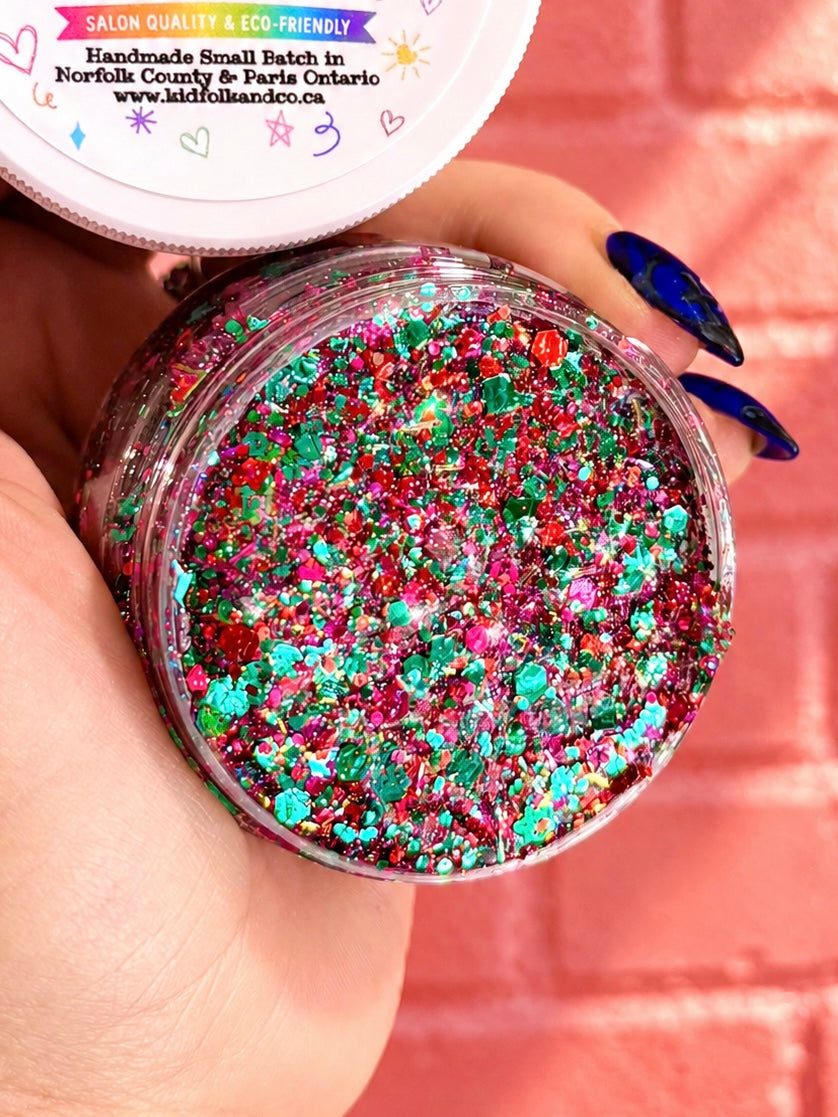 Glittery Hair Gel-Kris Kringle