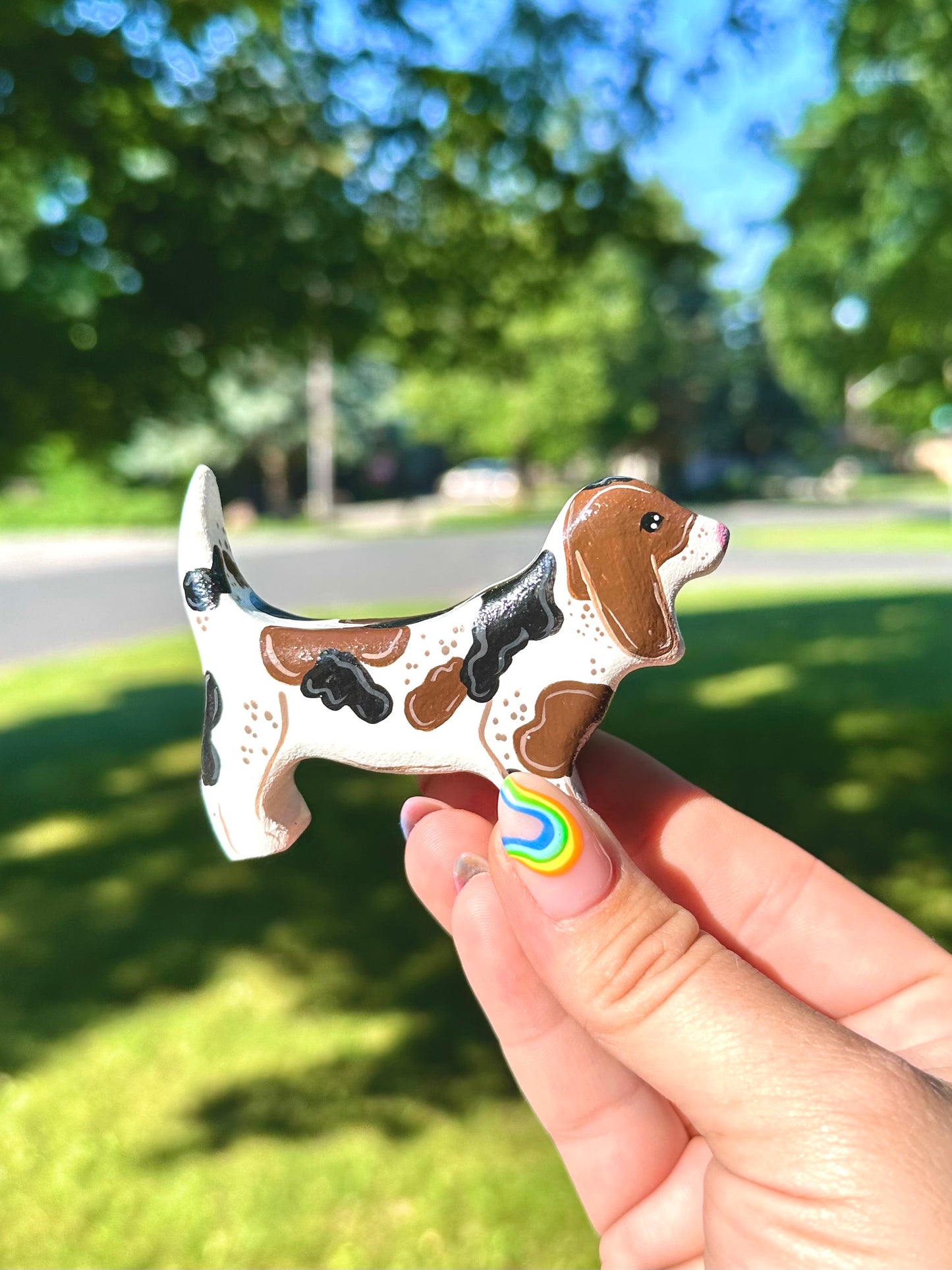 Hand Painted Basset Hound