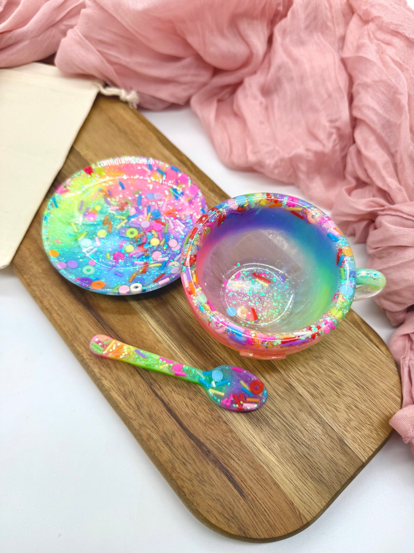 Rainbow Tea Set