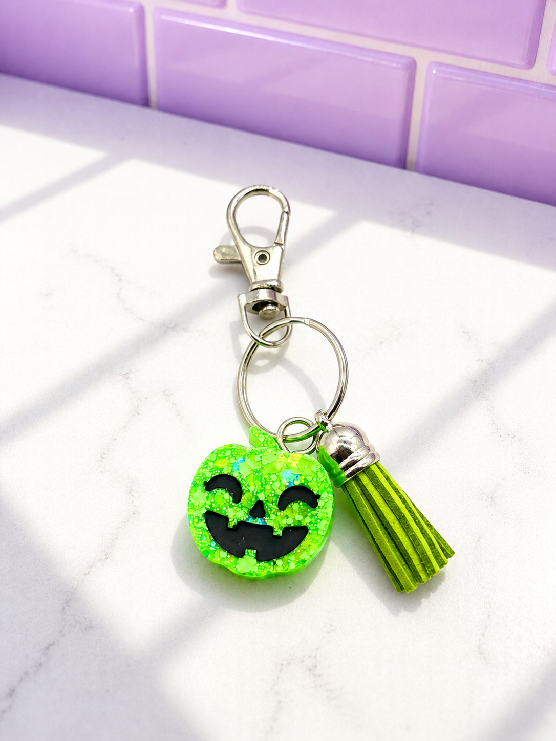 Jack-o-Lantern Keychain