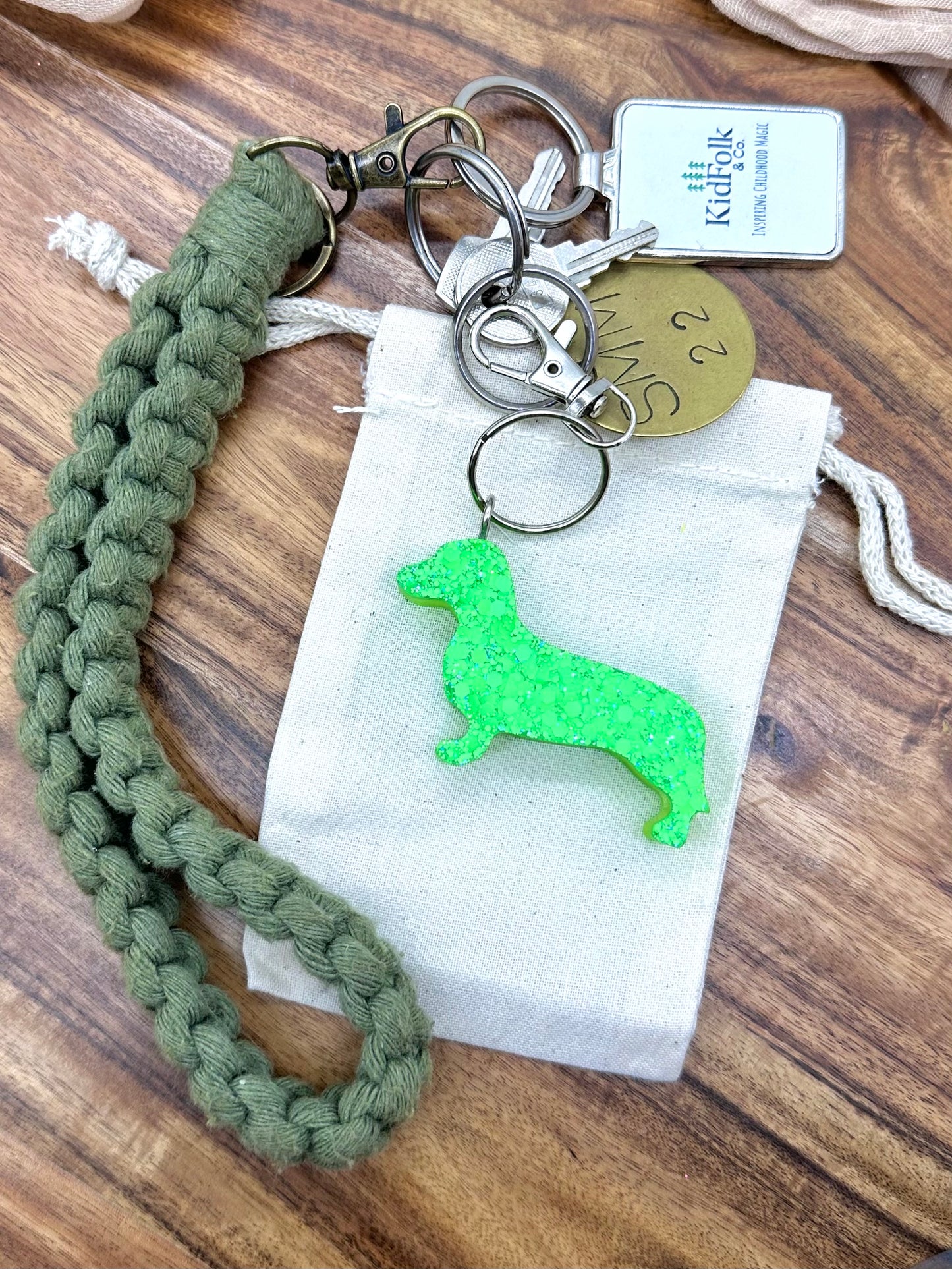 Dachshund Key Chain