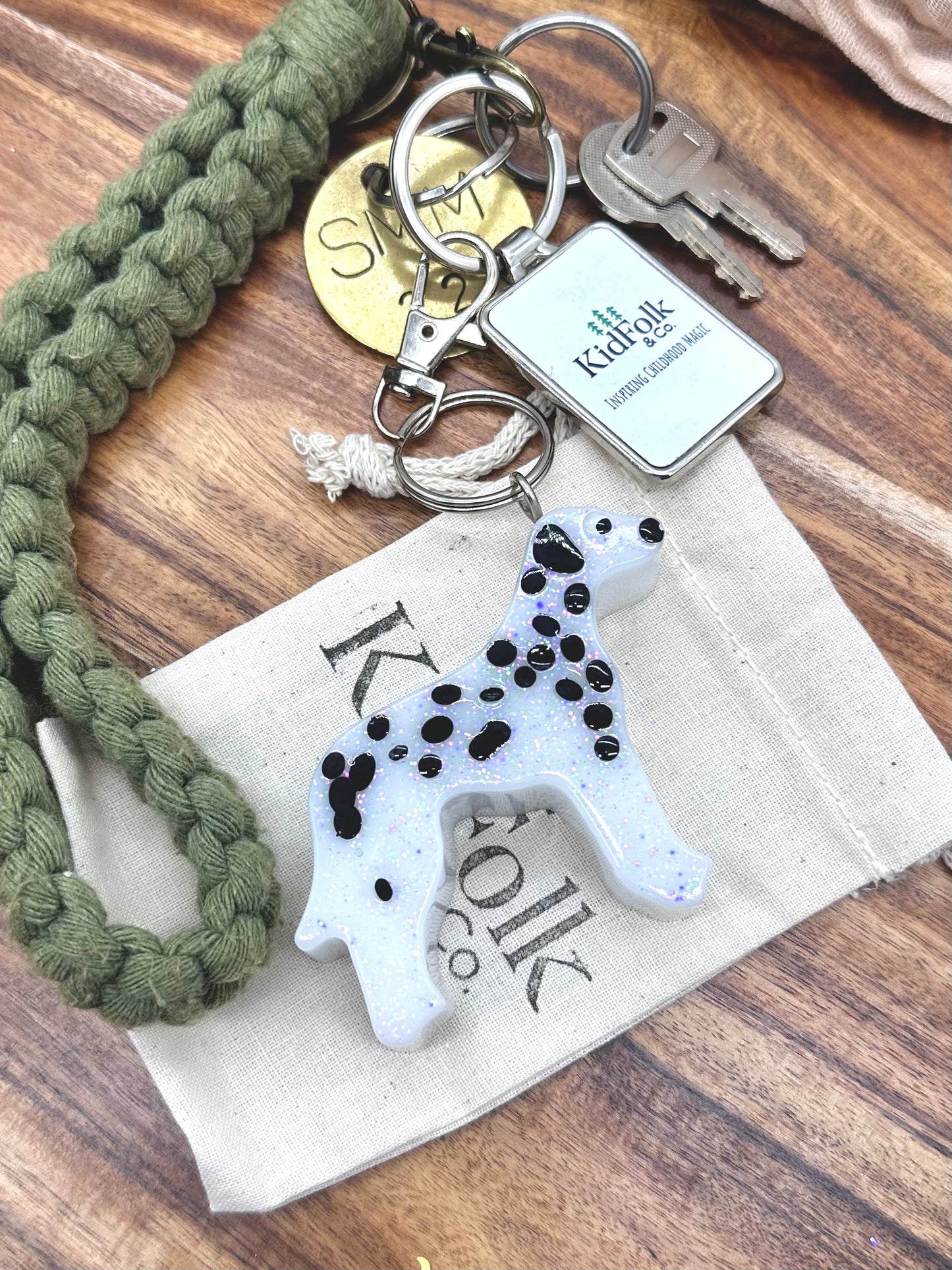 Dalmation Key Chain