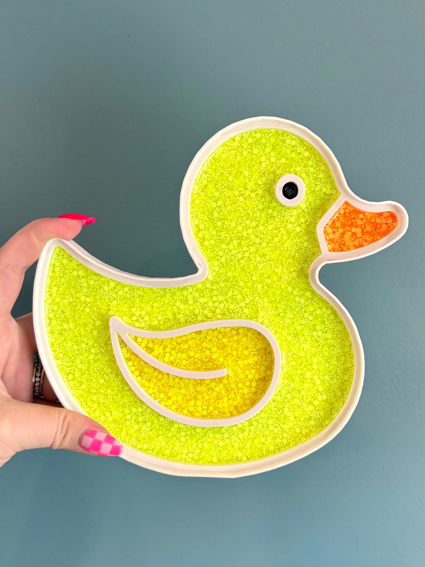 Rubber Ducky Sensory Tray