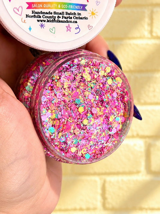 Glittery Hair Gel-Sweet Tart