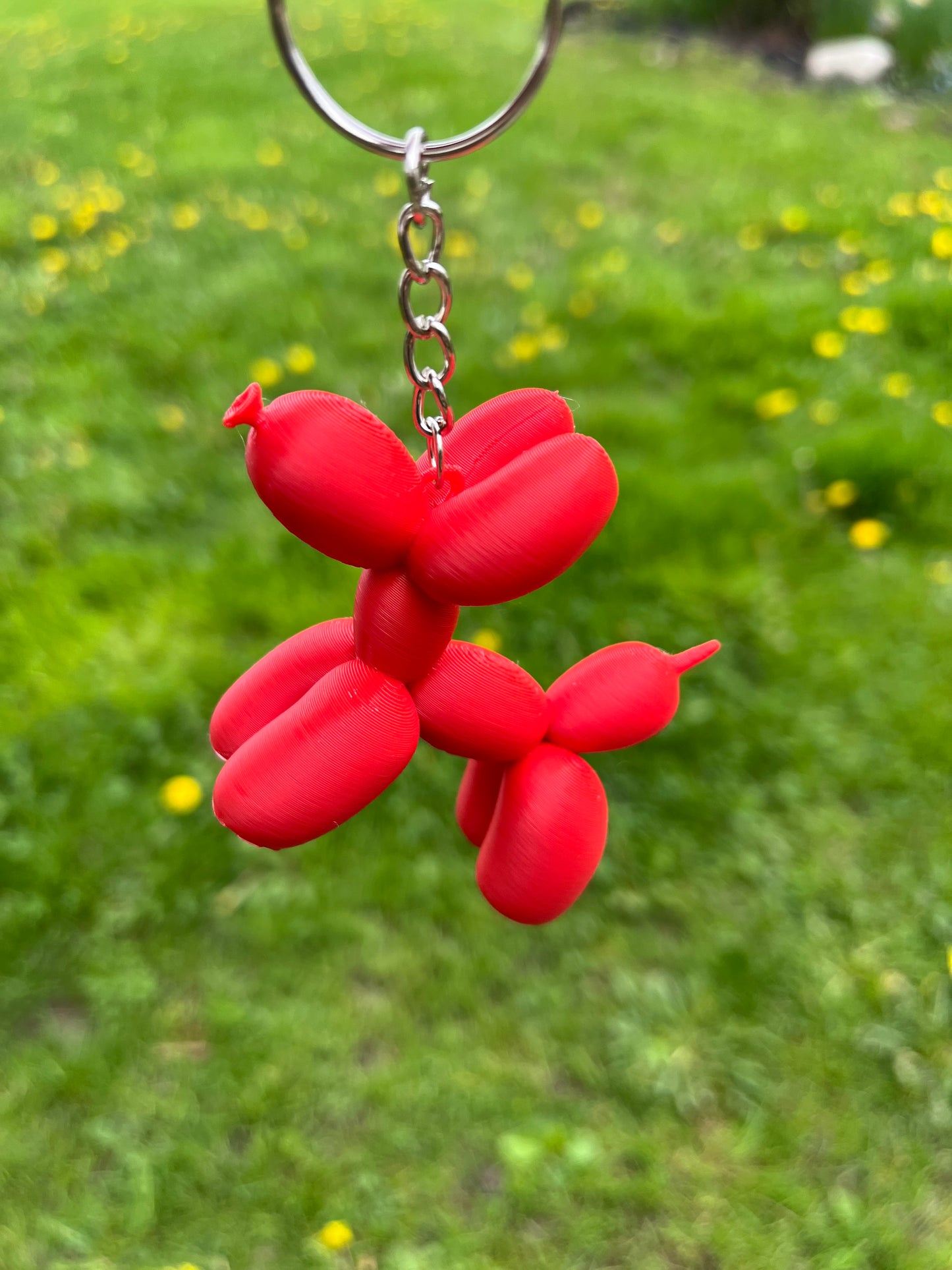 Balloon Dog Key Chain