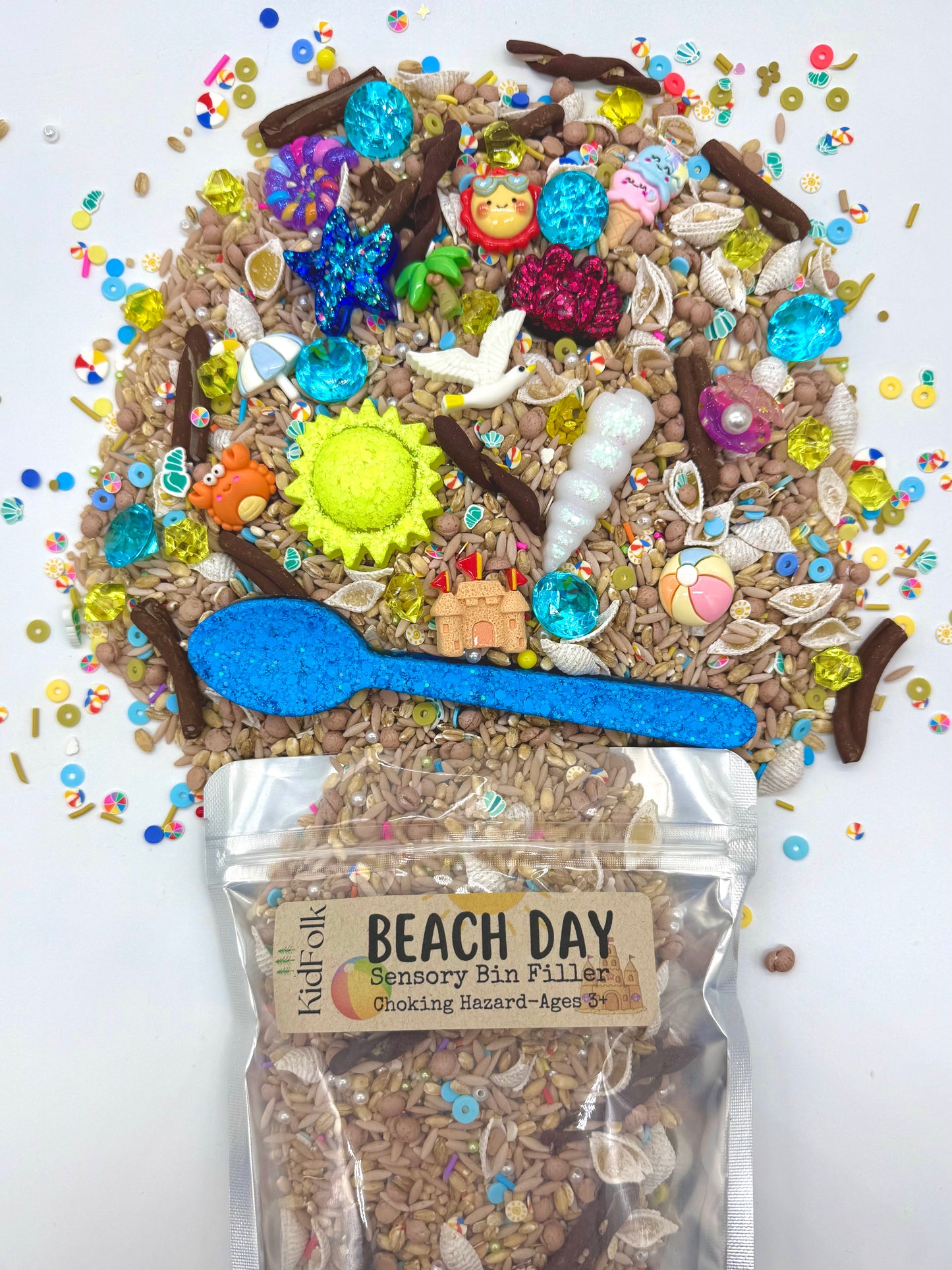 Beach Day Dump & Play Sensory Kit