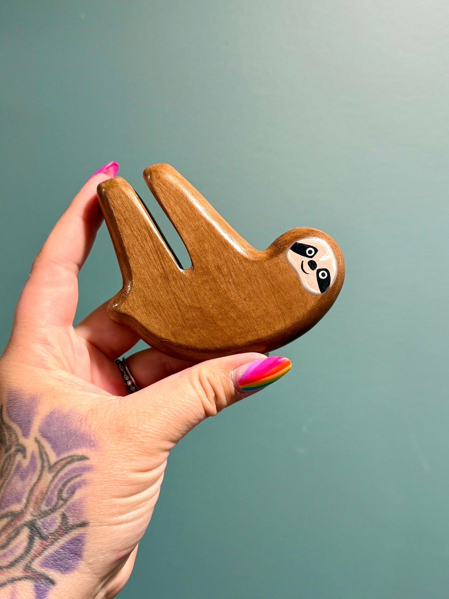 Silly Wooden Sloth