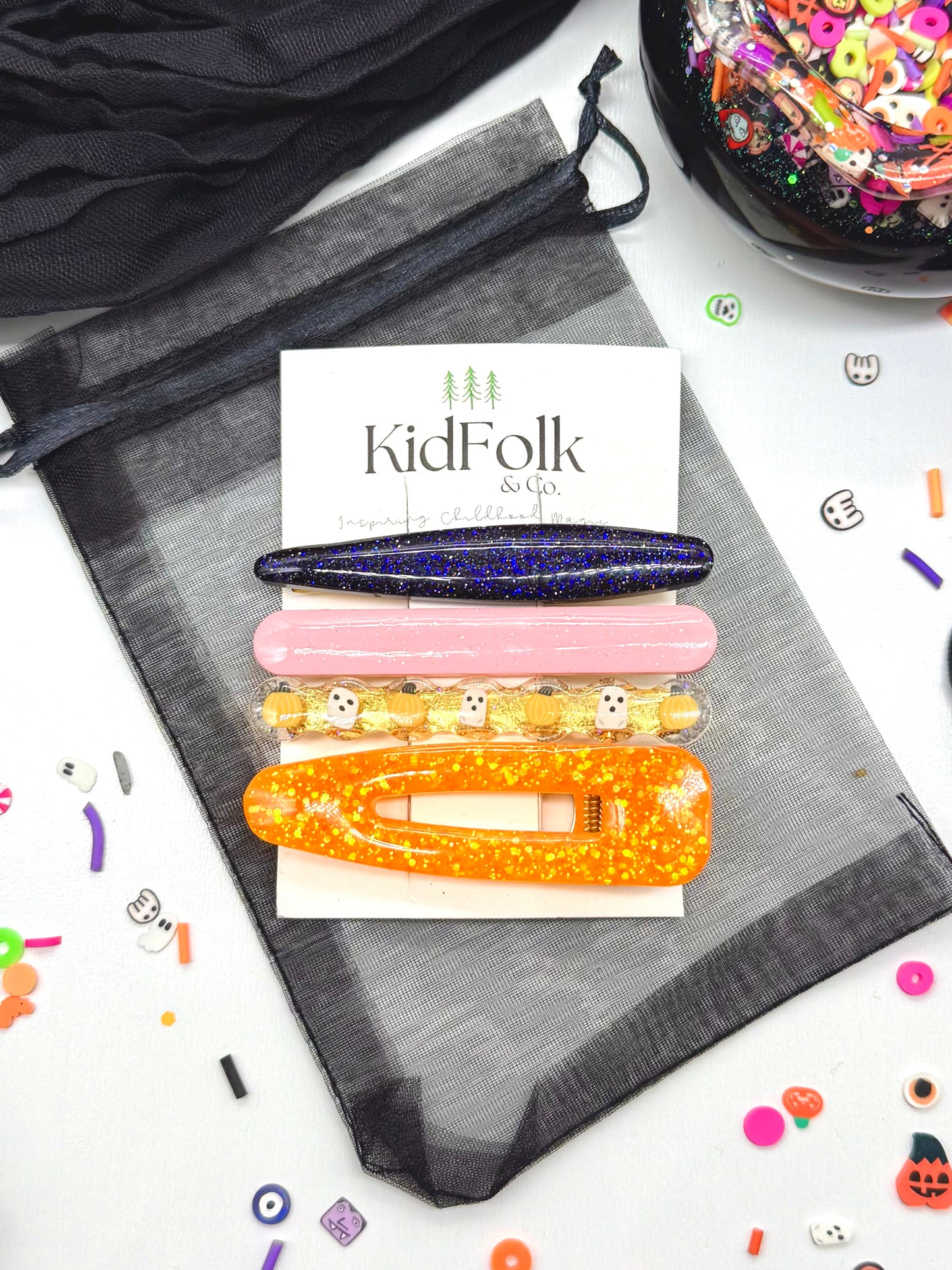 Halloween Barrettes- OOAK Limited Quantities