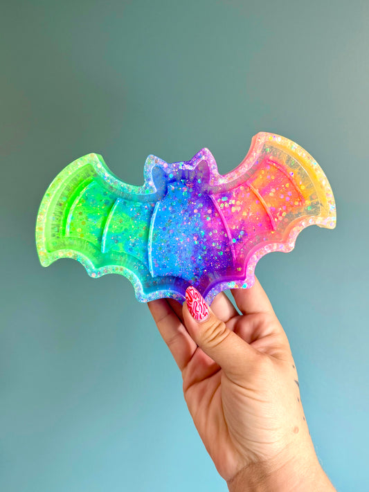 Rainbow Bat Sensory Tray
