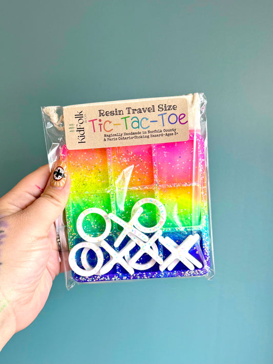 Travel Size Rainbow Tic-Tac-Toe