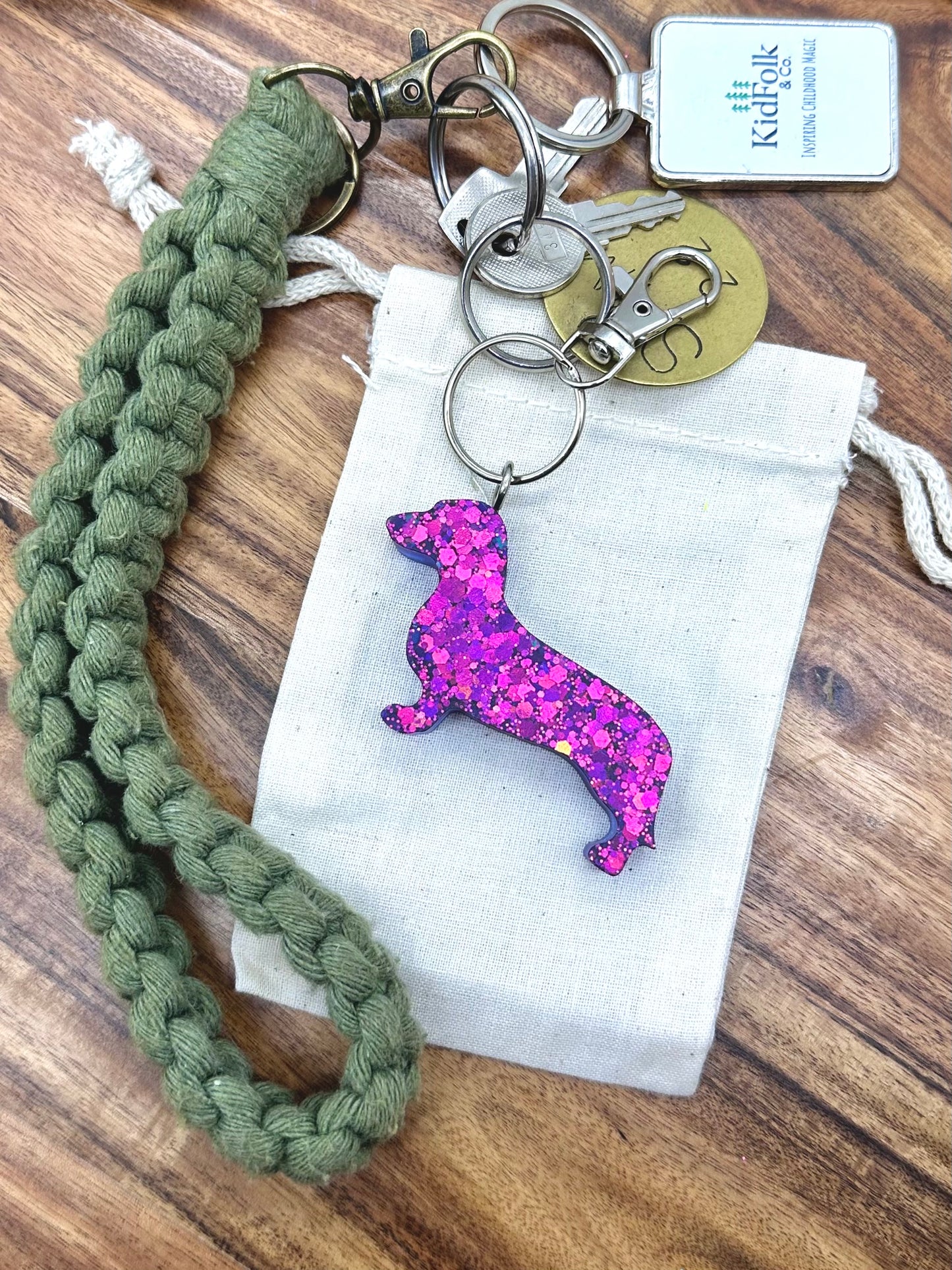 Dachshund Key Chain