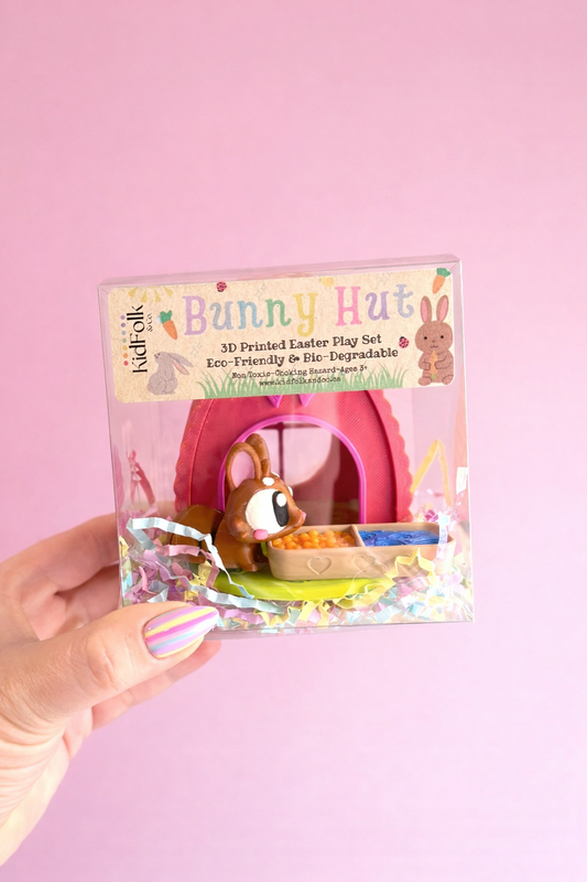 Bunny Hut Play Kit-Pink+Orange