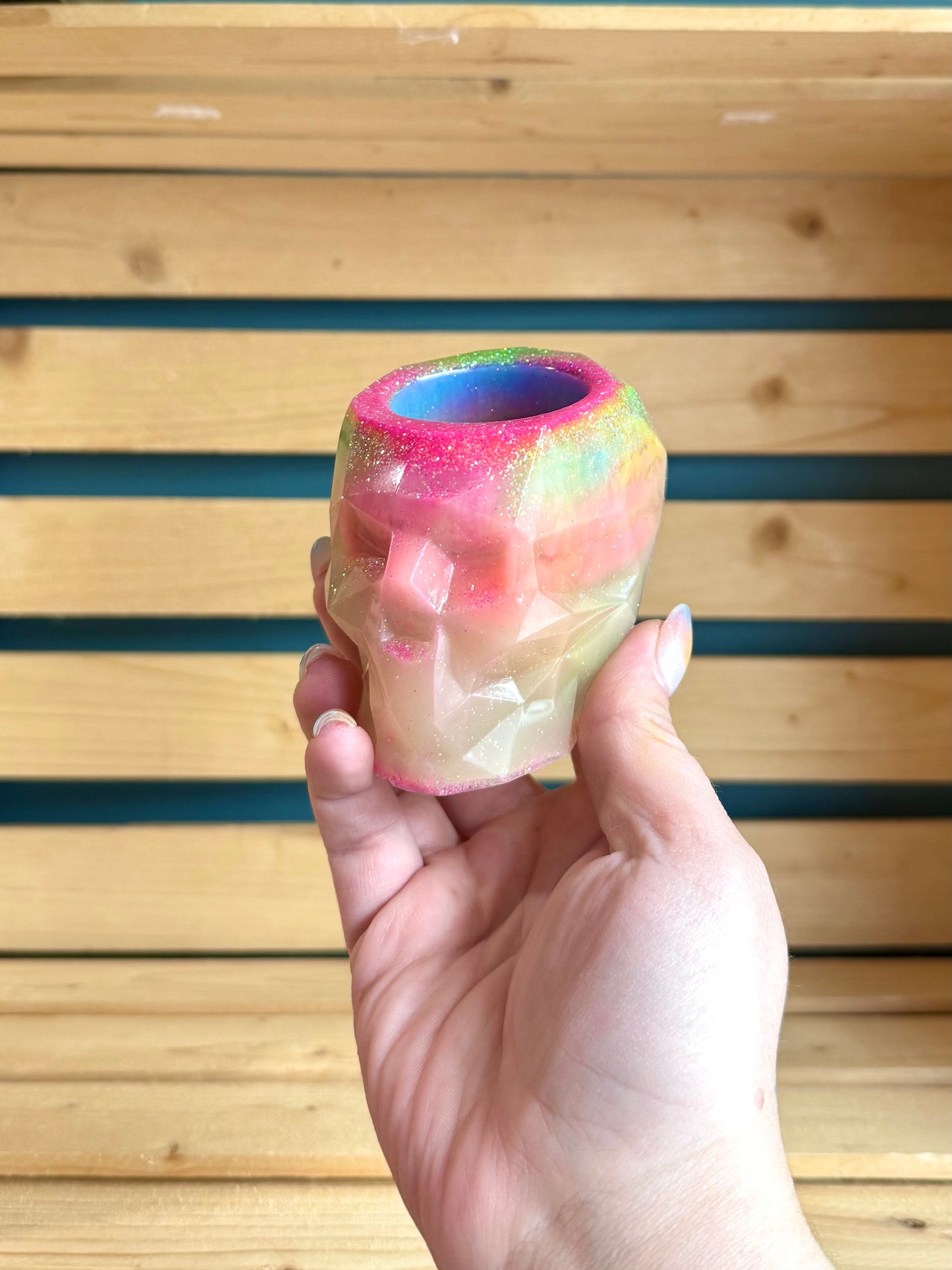 Resin Skull Dish
