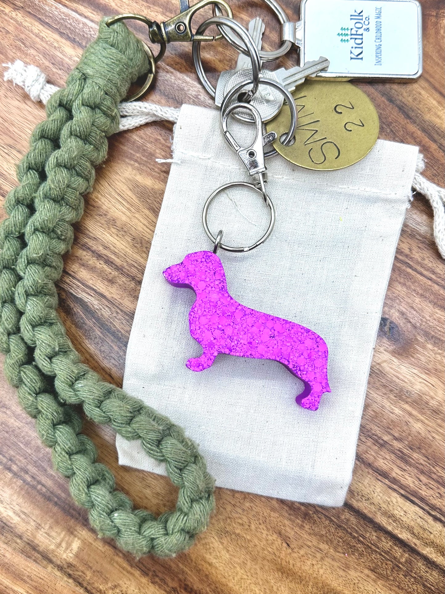 Dachshund Key Chain