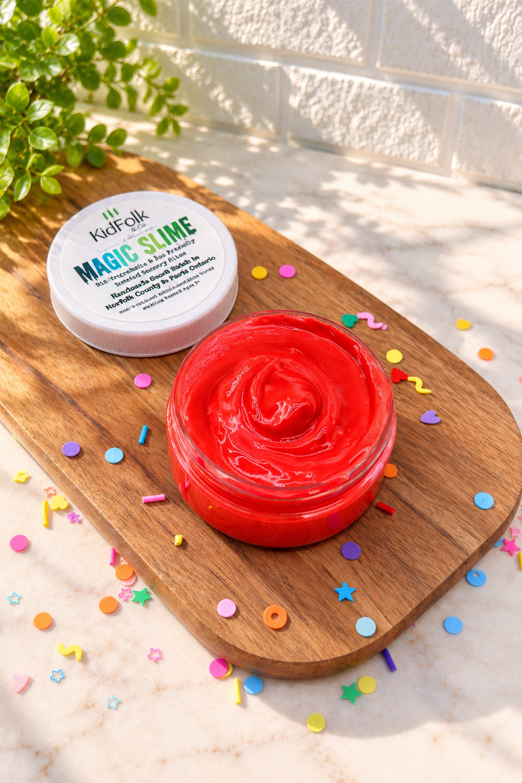 Magic Slime-Holly Jolly Red