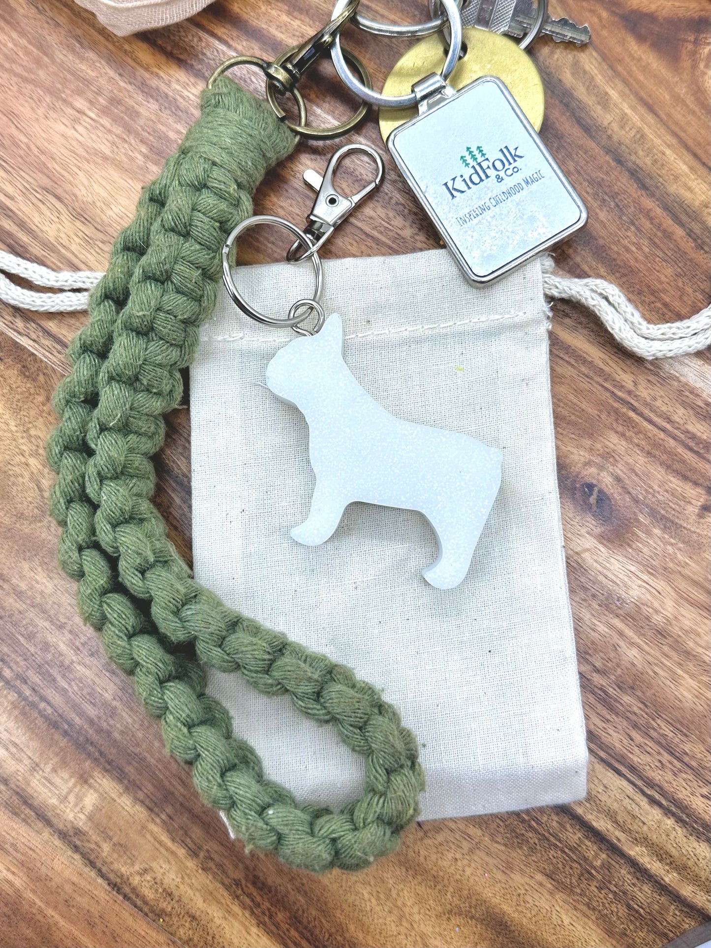 Frenchie Key Chain