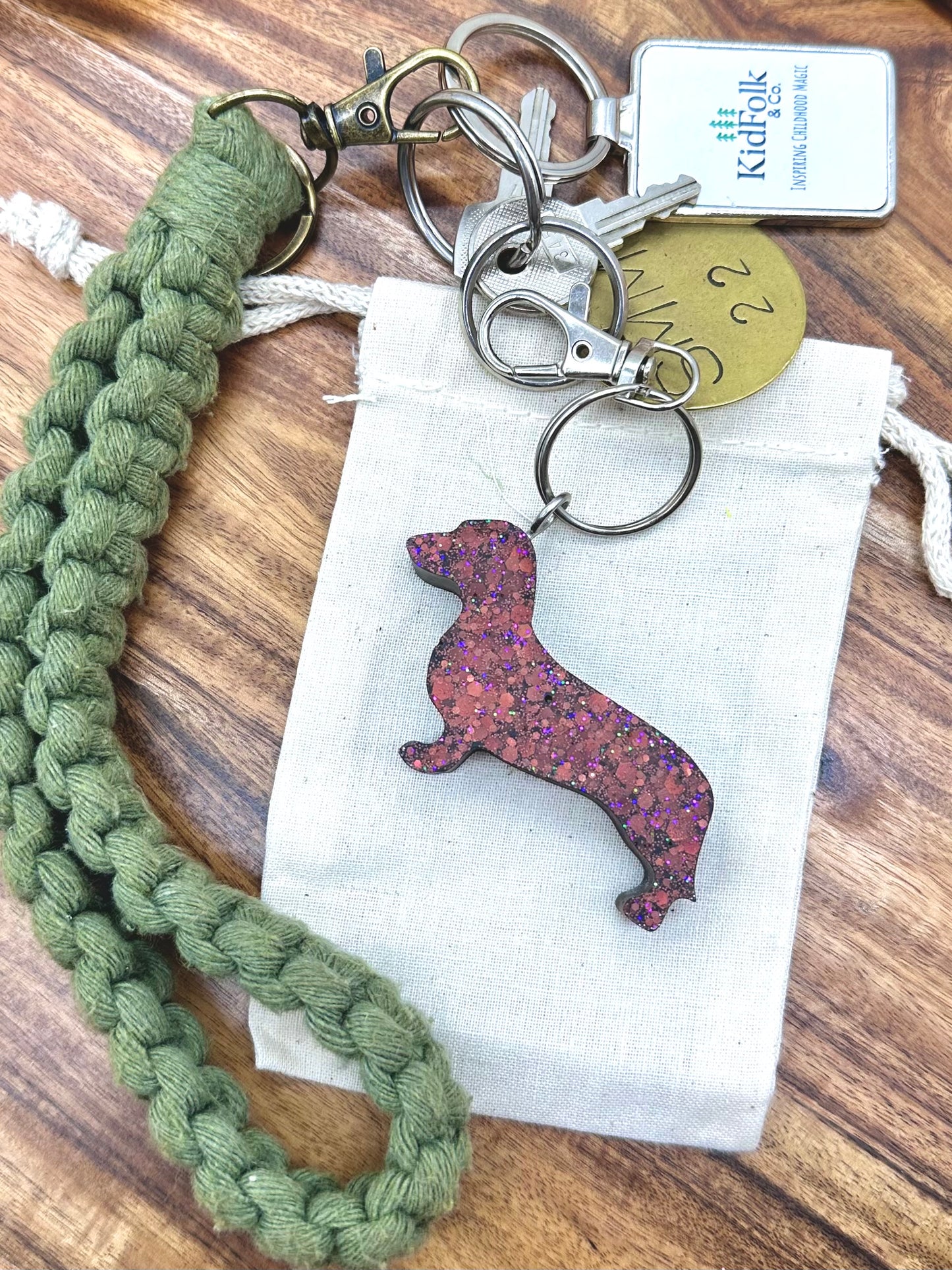 Dachshund Key Chain