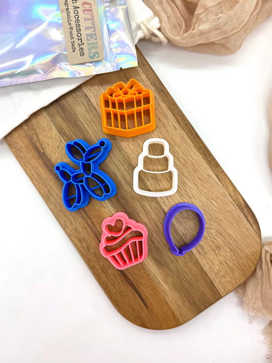 Mini Eco Cutters Set-Happy Birthday