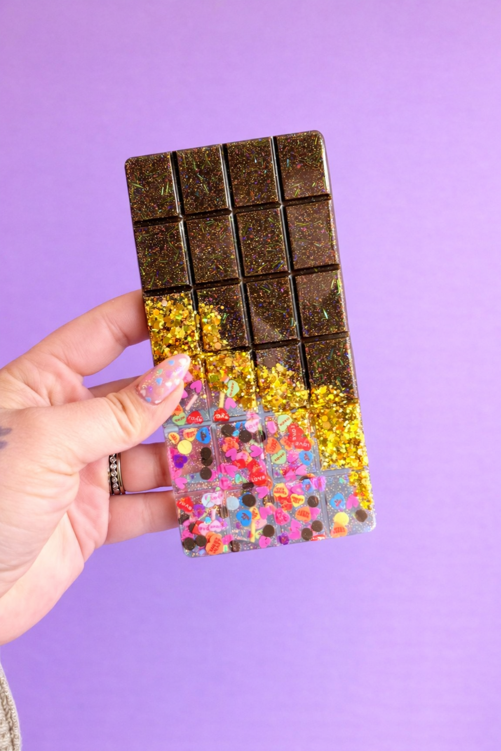 Golden Ticket Valentines Chocolate Bar