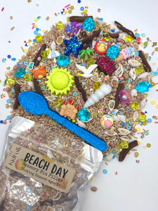 Beach Day Dump & Play Sensory Kit