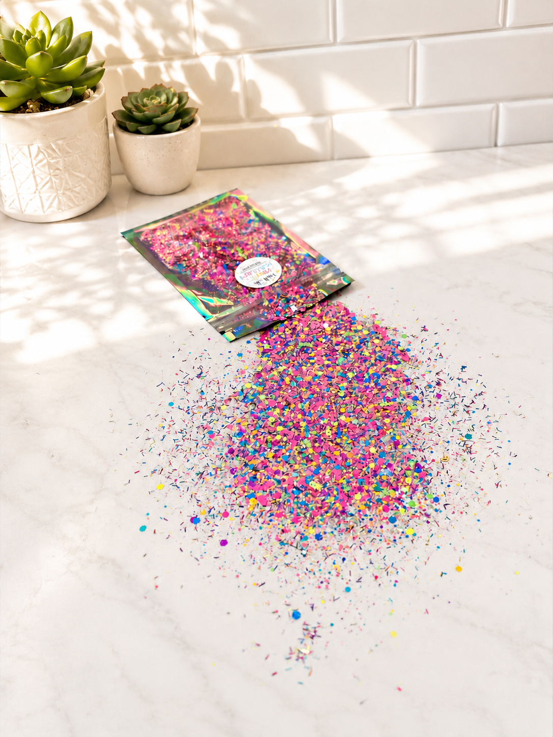 Magic Glitter-Neon Rainbow Mix (Loose Glitter Mix)
