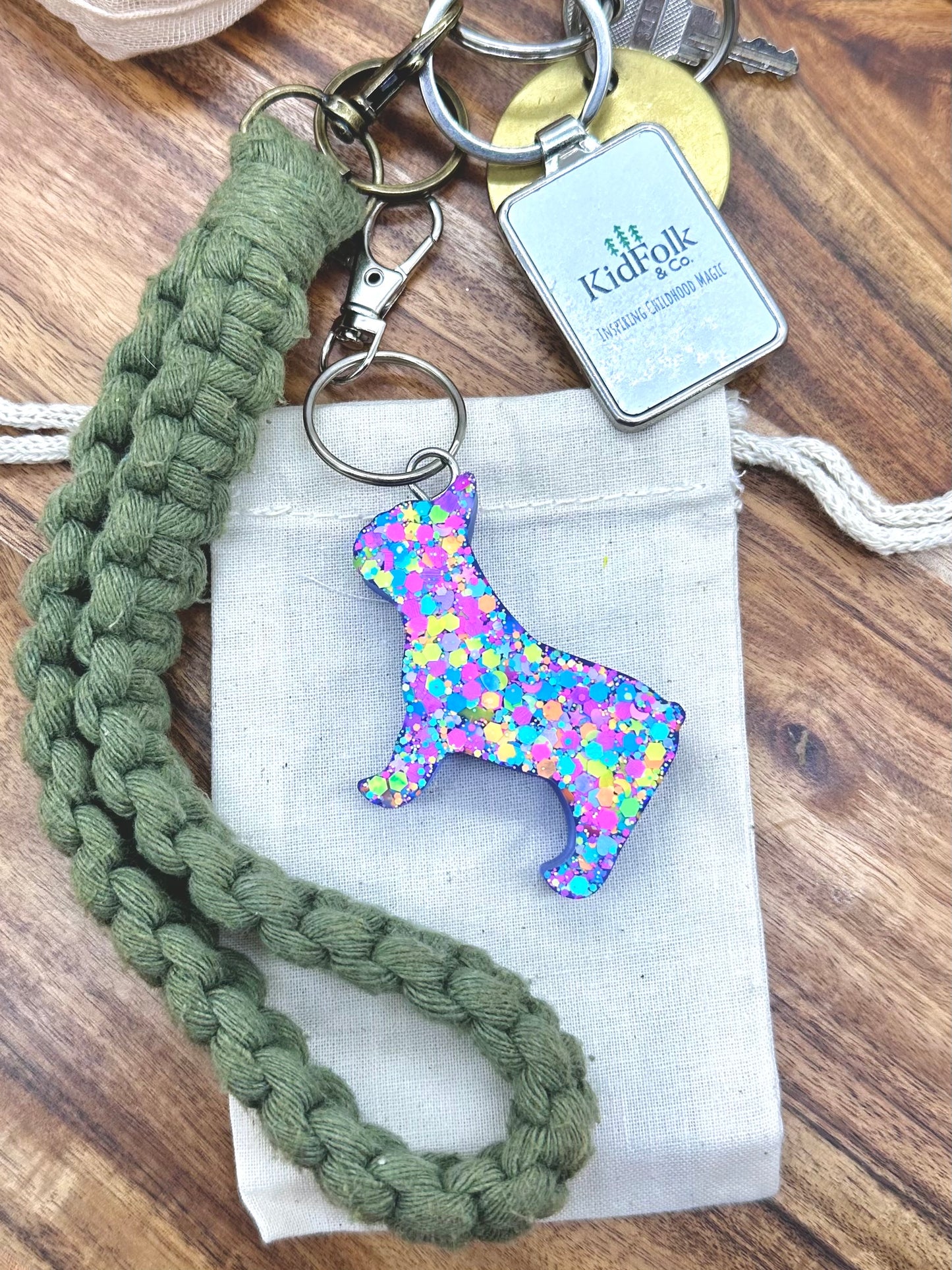 Frenchie Key Chain