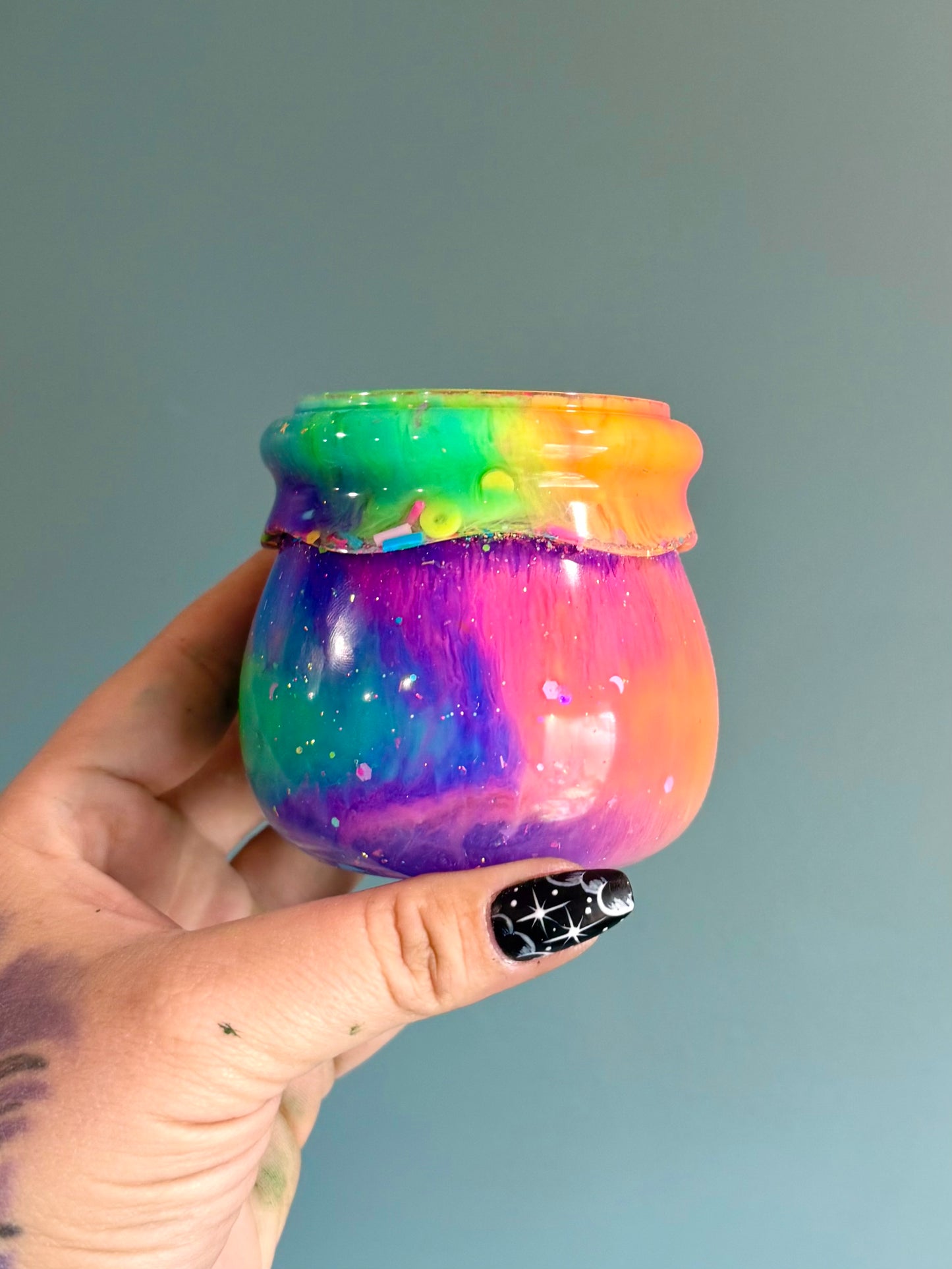 Resin Jar+Screw on Lid