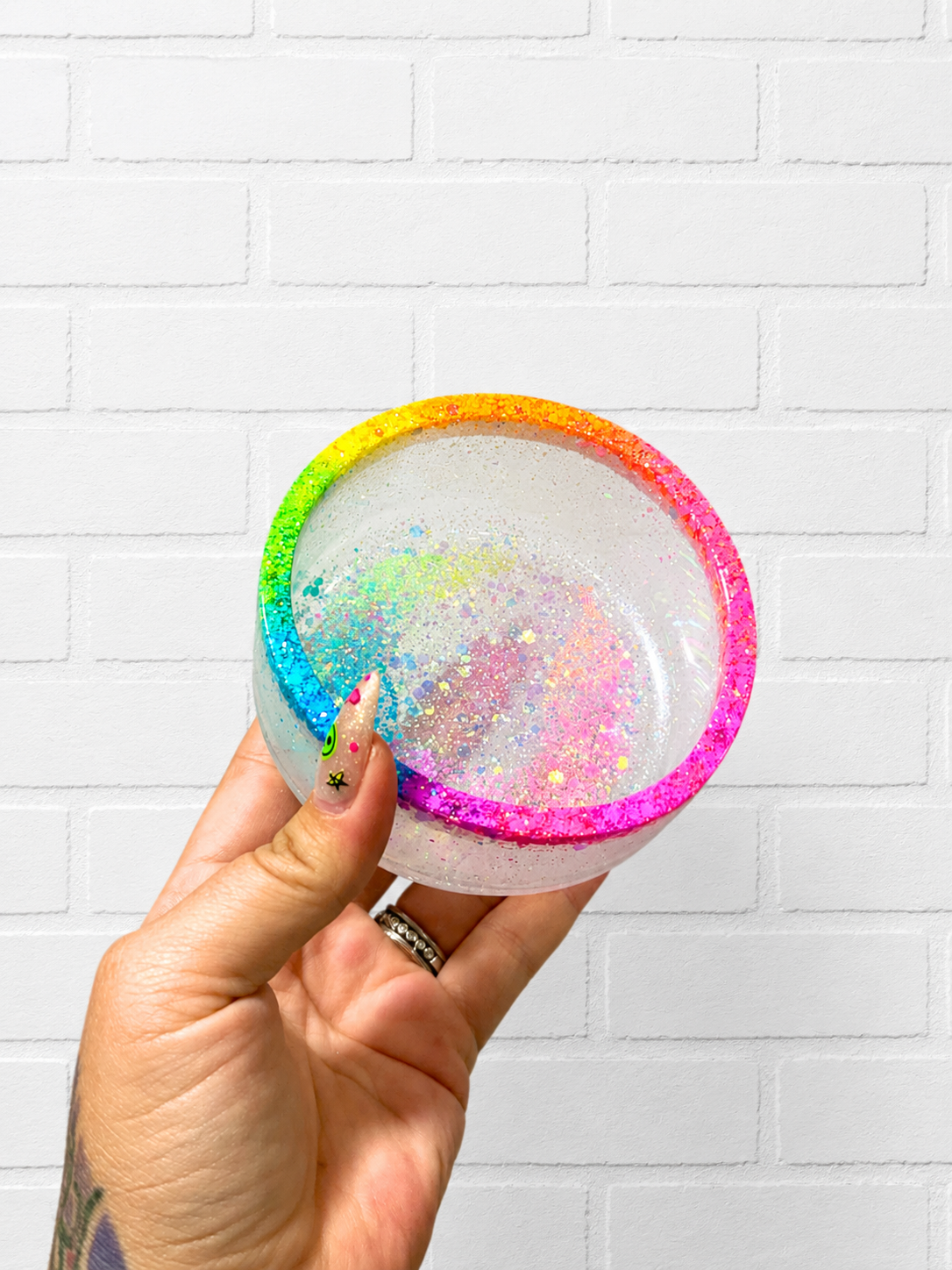 Rainbow Rim Small Bowl