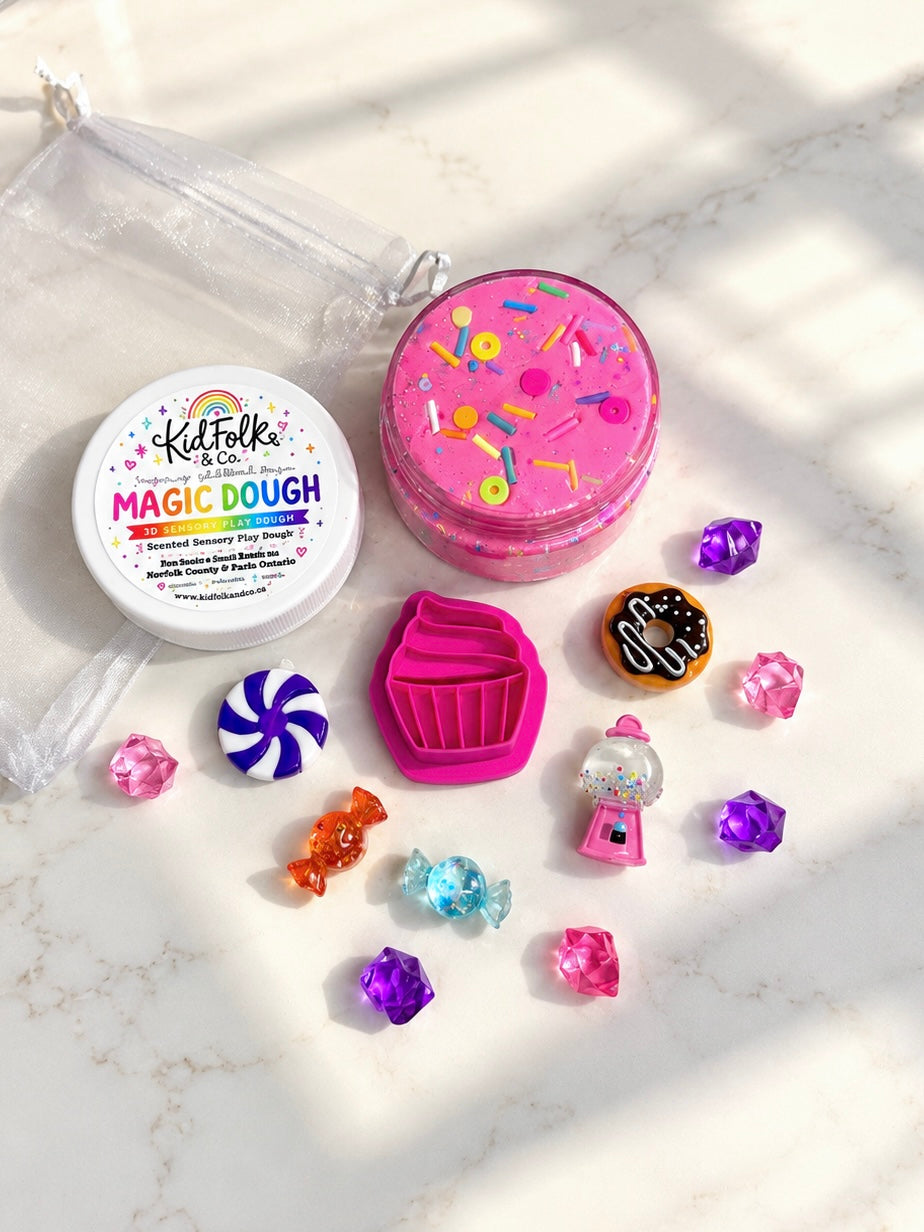 Magic Dough Mini Sensory Play Kits | Stocking Stuffers & Party Favours