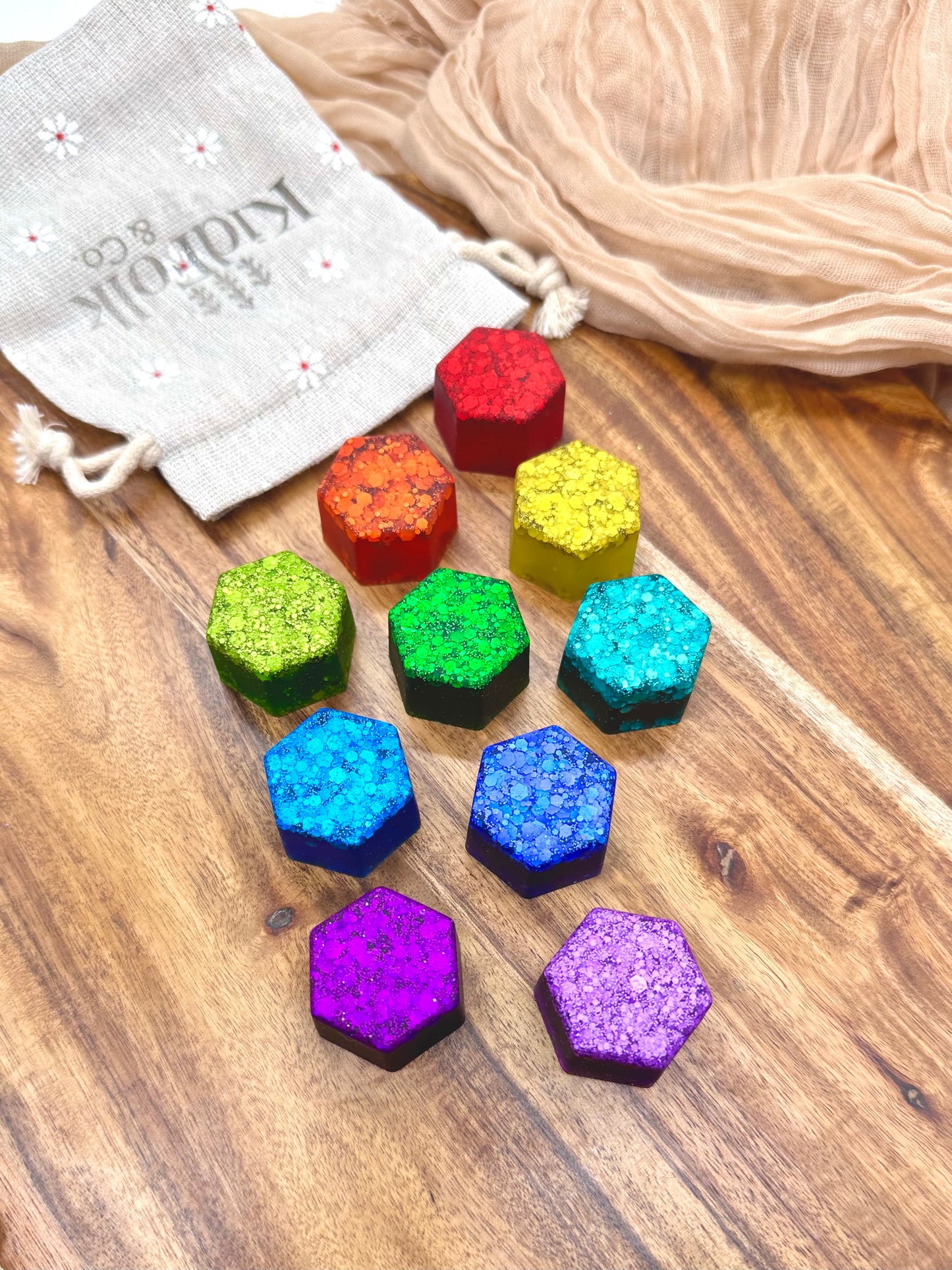 Resin Hexagons