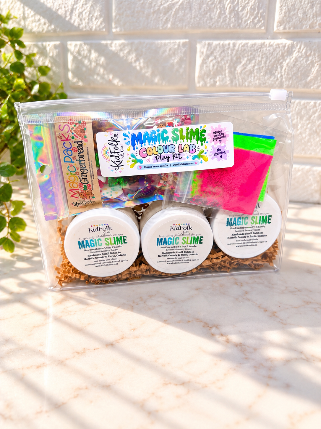 Magic Slime Colour Lab Kit | DIY Colour Mixing Sensory Play Kit for Kids