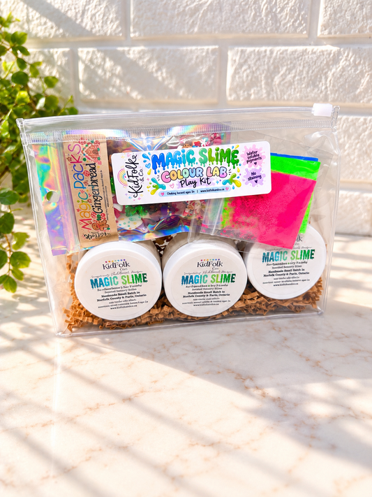 Magic Slime Colour Lab Kit | DIY Colour Mixing Sensory Play Kit for Kids