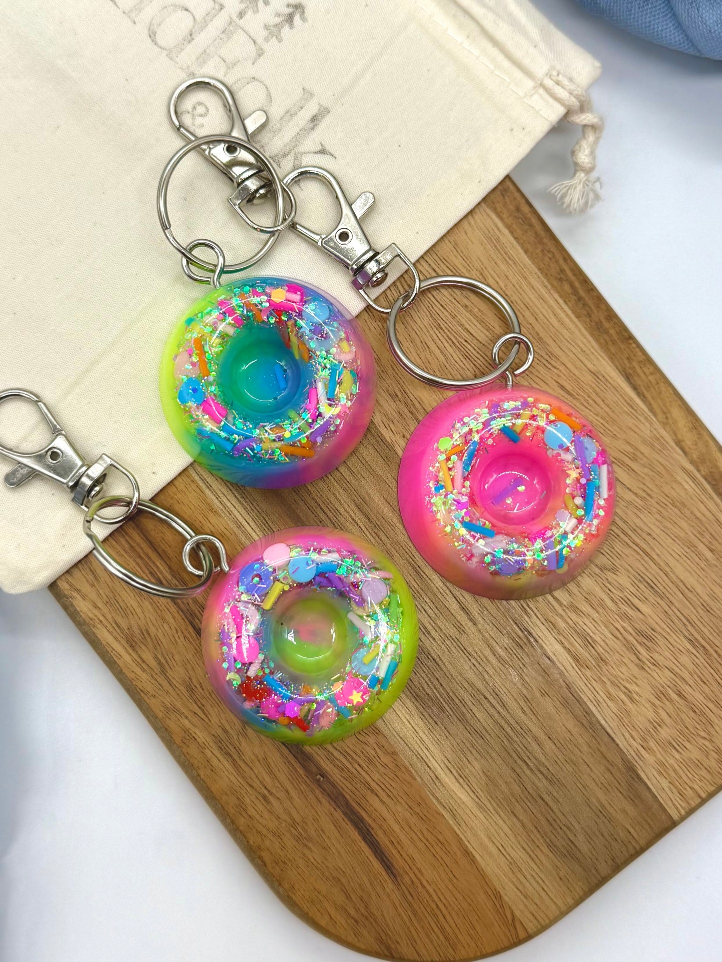Donut Keychain