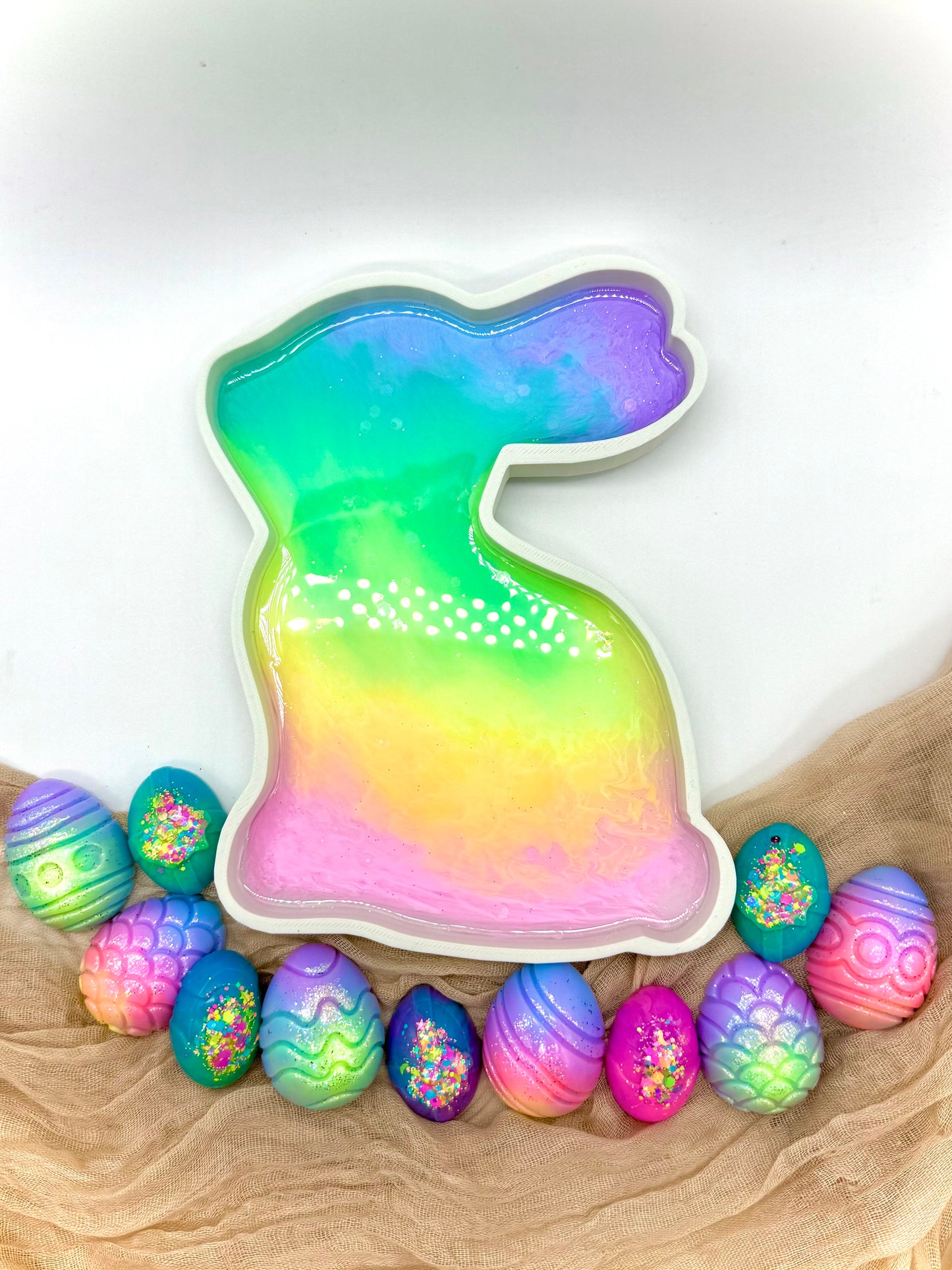 Rainbow Bunny Sensory Tray