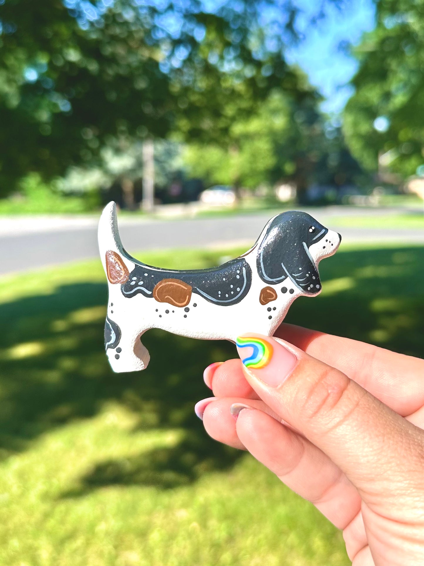 Hand Painted Basset Hound