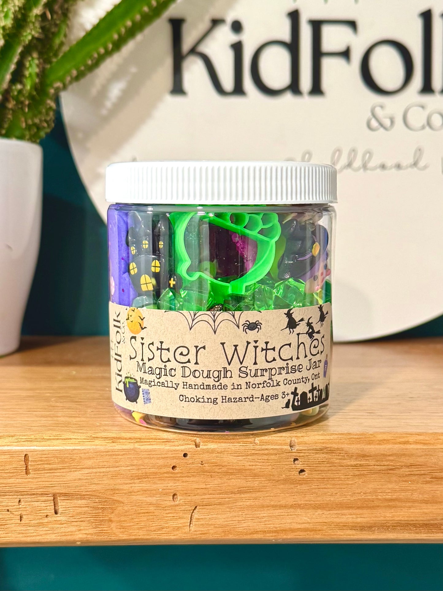 Sister Witches Surprise Jar