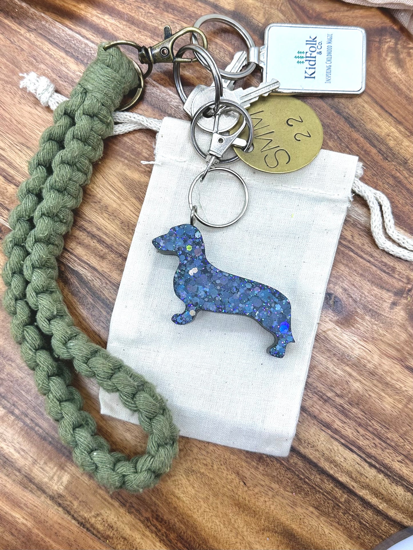 Dachshund Key Chain