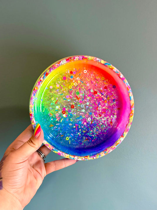 Big Rainbow Sprinkle Bowl