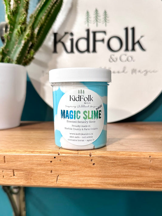 Magic Slime-Candy Swirl Mint