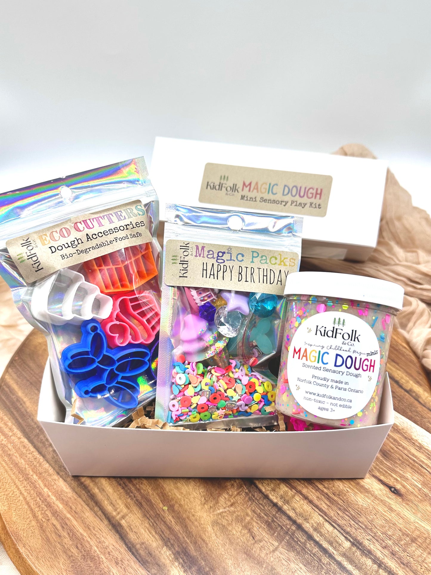 Magic Dough Mini Sensory Kit-Happy Birthday